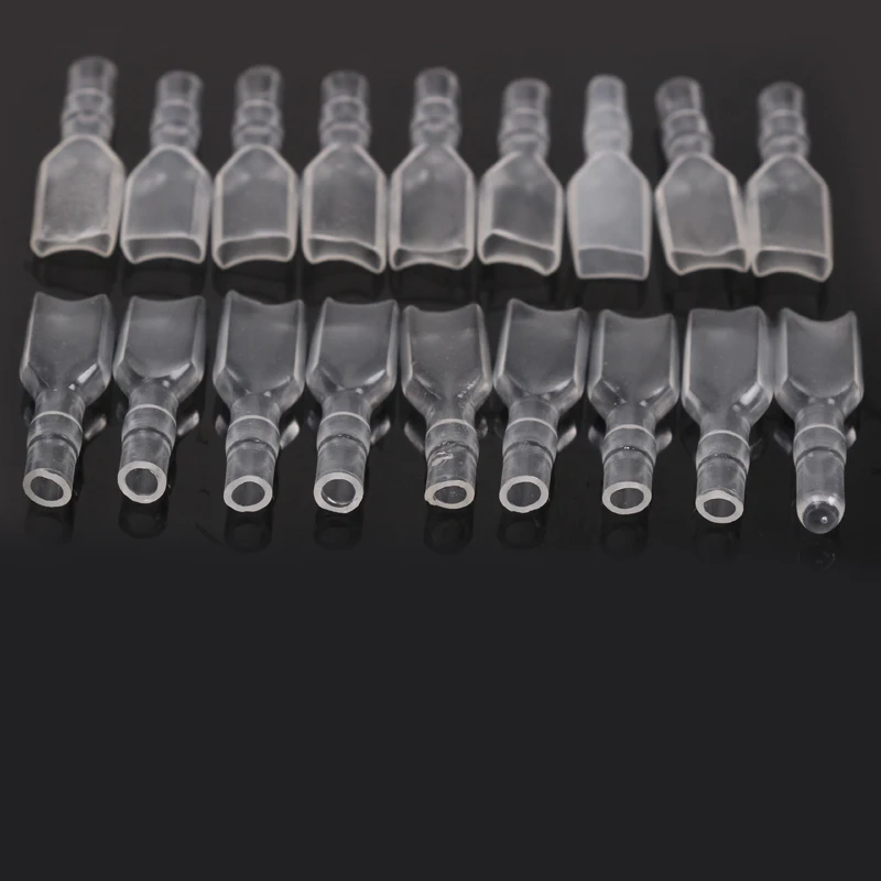 100pcs 2.8mm 4.8mm 6.3mm Plug Spring Female Spade Cold Crimp Terminals Connector Car Speaker Electrical Wire Connectors Set