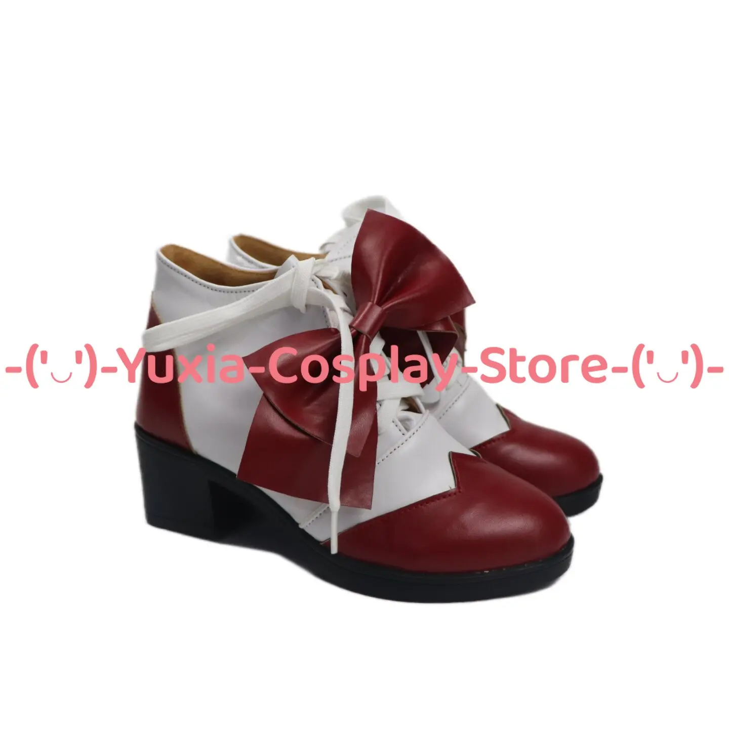 [Customized Size] Black Butler Ciel Phantomhive Cosplay Shoes Anime Roleplay Costume Prop Halloween Party Boots PU Leather