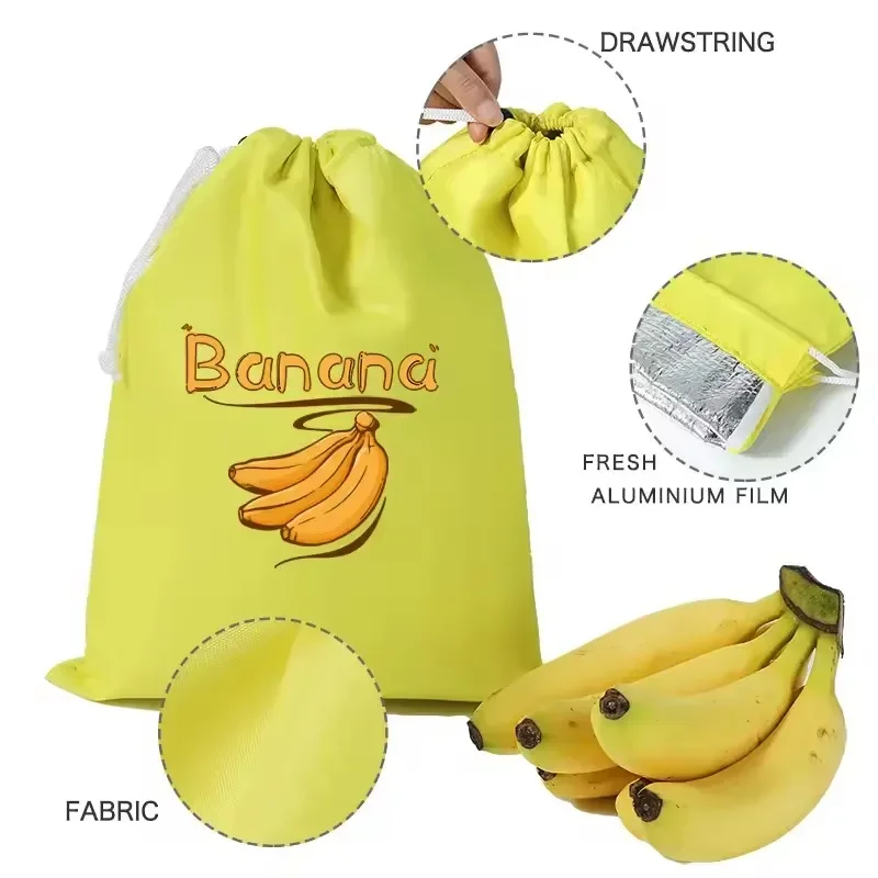 Lightweight Convenient 1/3 Size Storage Bag - Vegetable Preservation, Anti-Ripening Freshness Keeper for Kitchen Organization