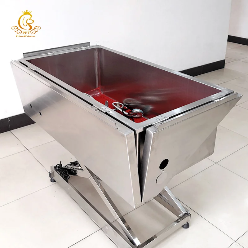 

Dog Washing Grooming Bathtub Height Adjustable Electric Lifting Pet Bathtub Sinks
