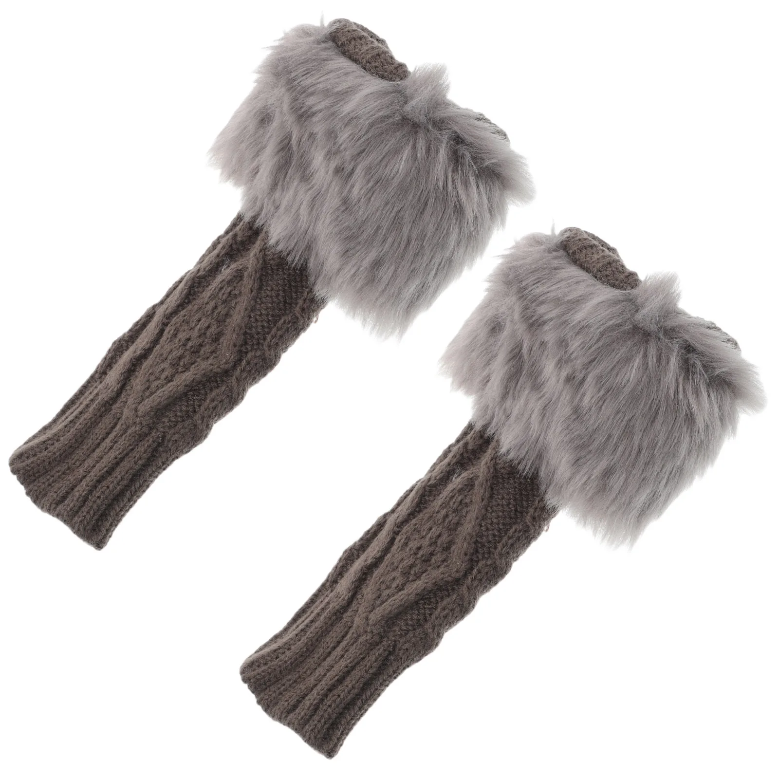 

Coat Wrist Warmers Wool Sleeves Sweater Detachable Flash Acrylic Blouse Cuffs Bride