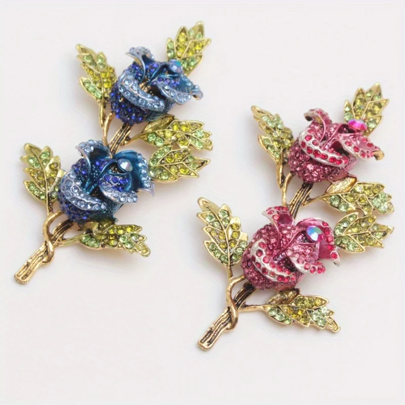 Fashion Large Flower Brooch Plant Ground Exquisite Corsage Pins for Men's and Women's Clothing Accessories