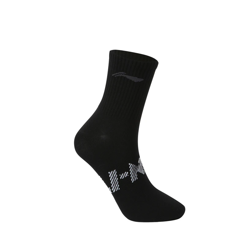 Li-Ning Unisex 3 Paar Socken im Sportstil für Herren und Damen, 22-28 cm, atmungsaktiv, mit LiNing-Schriftzug, atmungsaktive Sportsocken, AWTV005 – Detail 5
