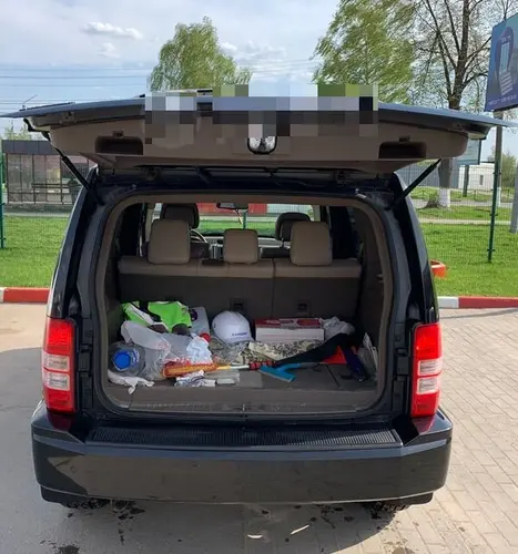 Imagen 2 del producto Amortiguador Trasero de 550 mm para Jeep Cherokee MK4 KK 2007-2012 2013, Jeep Liberty KK, Resorte de Gas para Puerta Trasera, Soporte de Elevación