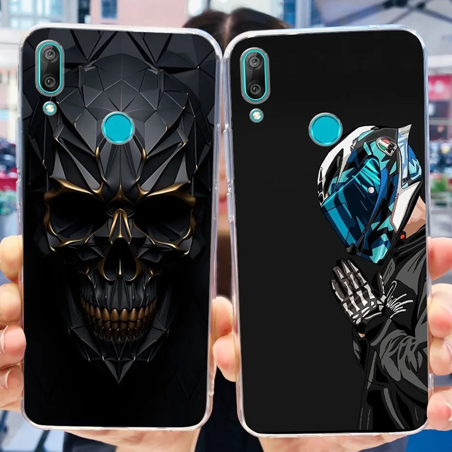 2024 New Fashion Case For Huawei Y7 (2019) / Y7 Prime (2019) / Y7 Pro (2019) DUB-LX1 LX2 LX3 Soft Silicone TPU Phone Cases