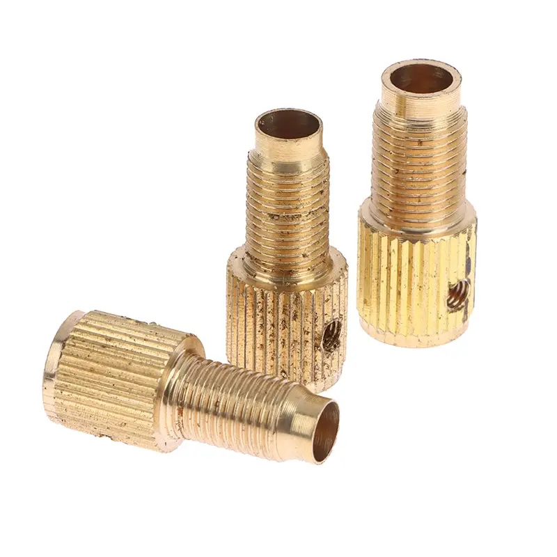 Self-Tightening Mini Brass Drill Chucks Collet Bits Clamp Chuck Connecting Rod M7 M8 Drill Chuck Adapter 2/2.35/3.17/4/5mm