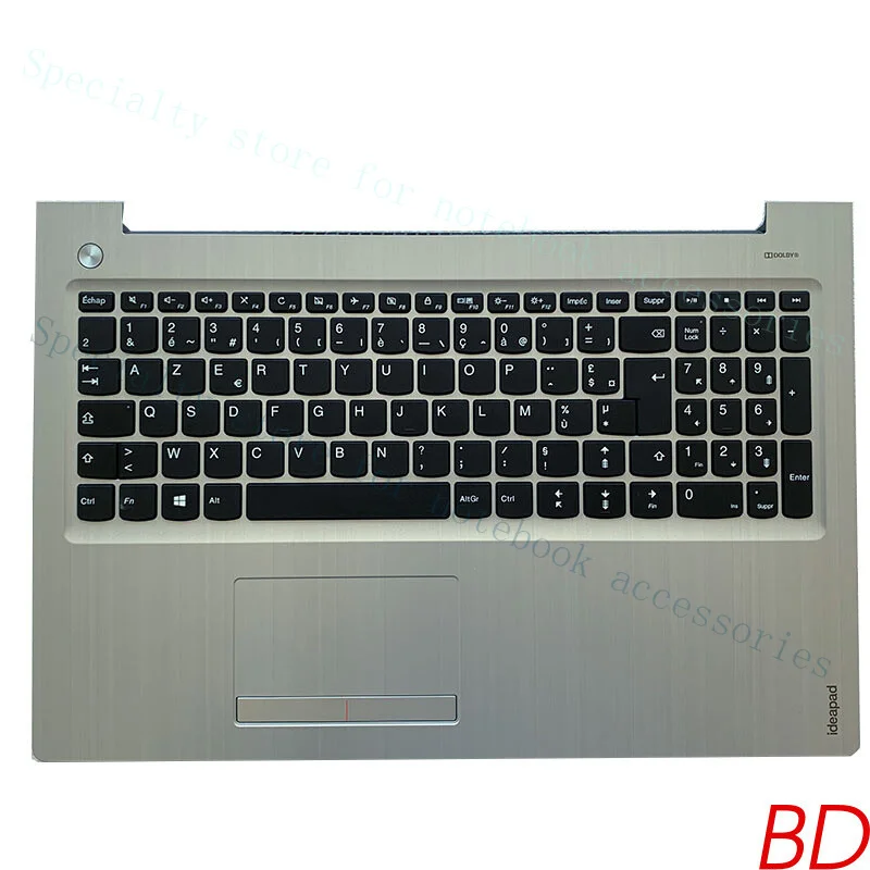 

A+ For Lenovo 510-15 310-15 ISK IKB ABR Shell Palmrest Keyboard Touchpad 5CB0M29121