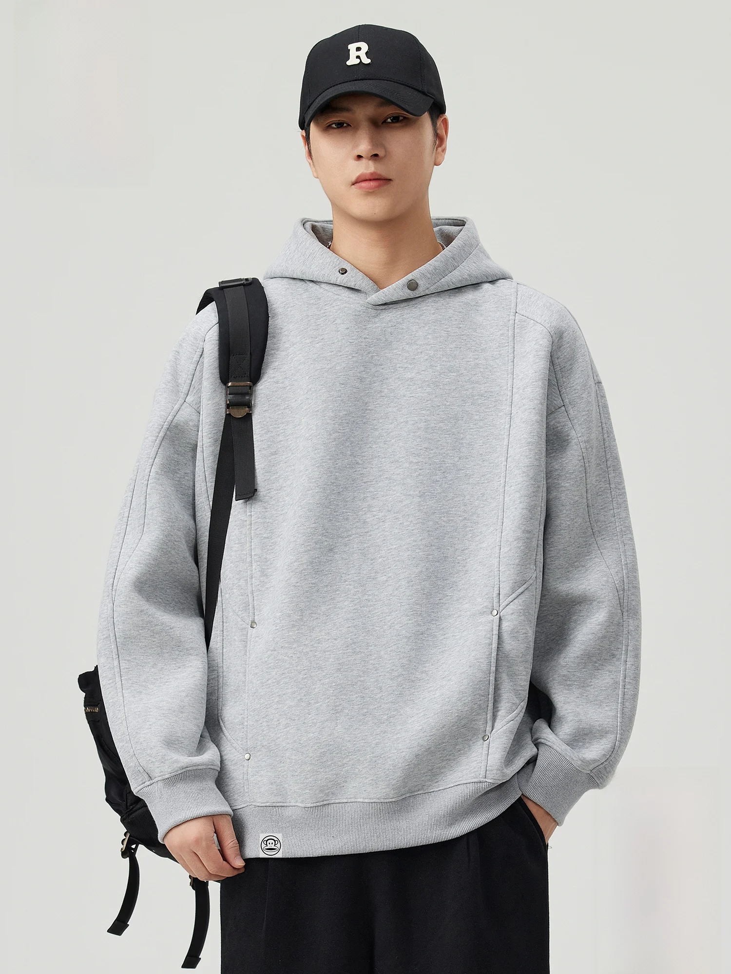 

PaulFrank Men's Comfortable Hoodie Casual Loose Fit Color Sweatirt Youth Faion Winter Collection Monkey