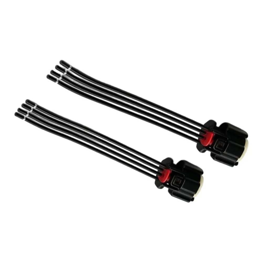 2-Pack 4-Wire HID Halogen Headlight Pigtail Connector Harness Direct Replacement for Ford Vehicles Including F-150