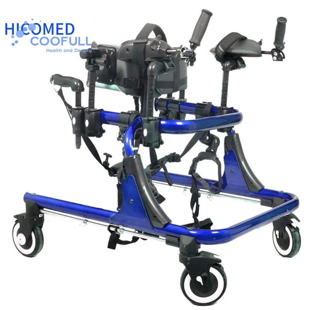 Coolfull Aluminum Alloy Height Adjustable Large Walking Aids for Children SMA Patients