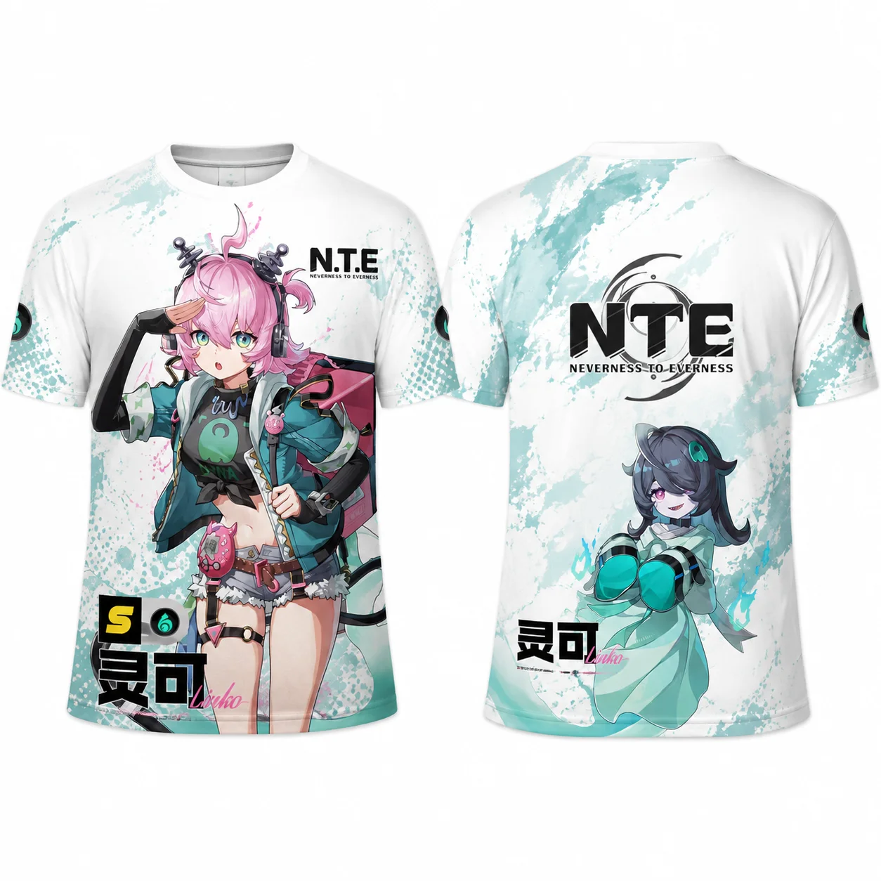 Neverness To Everness NTE Linko 3D Print T‑shirt Game Character Short Sleeve Tees Men Women Streetwear Anime Tops Harajuku Y2k