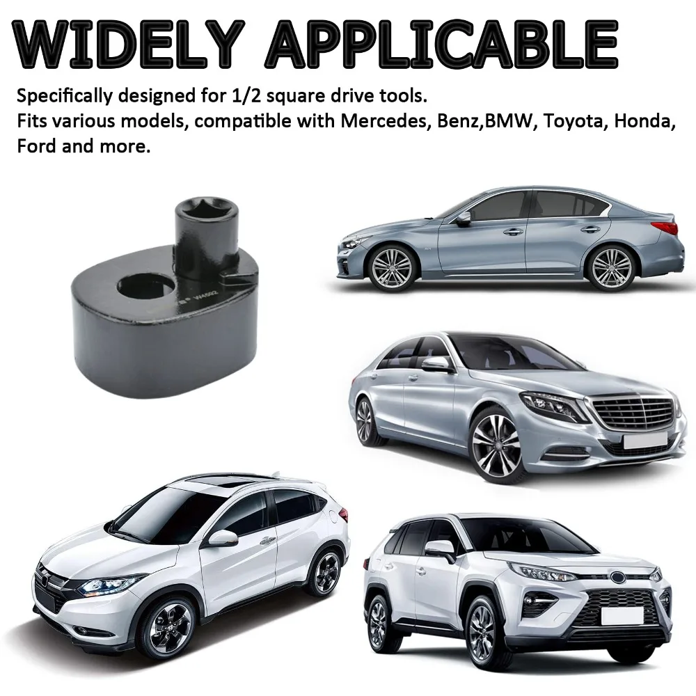 33-42mm Universal Car Tie Rod Wrench Inner Steering Rudder Rod End Removal Automotive Tool Round Automotive Repair