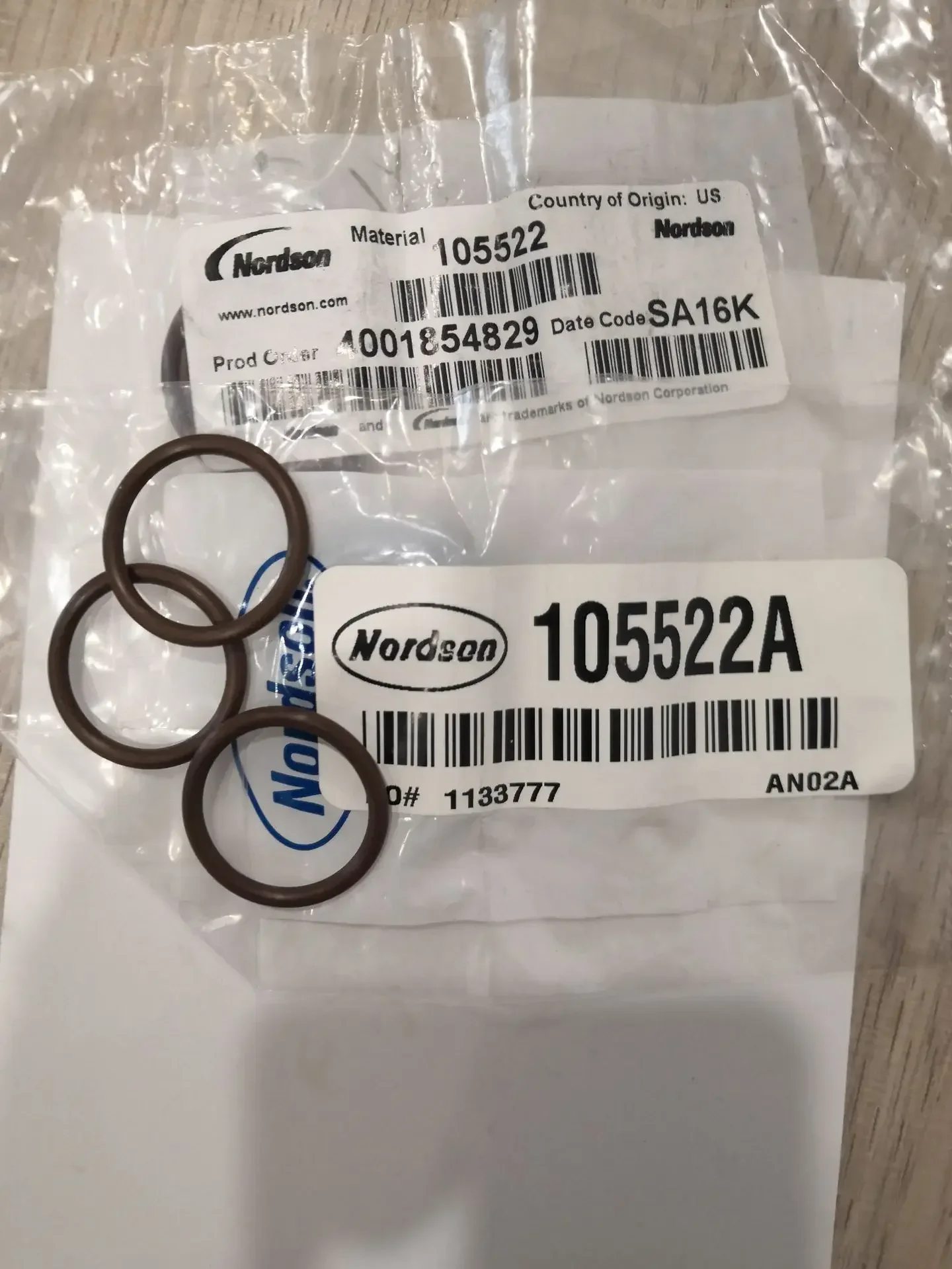 

Nordson rubber pump sealing ring 105522