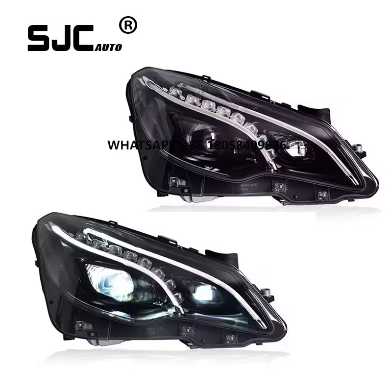 

Автомобильные аксессуары SJC, светодиодная фара для Mercedes Benz E Class W207 E200 E260 E300 2014-2017, мощная лампа высокой яркости