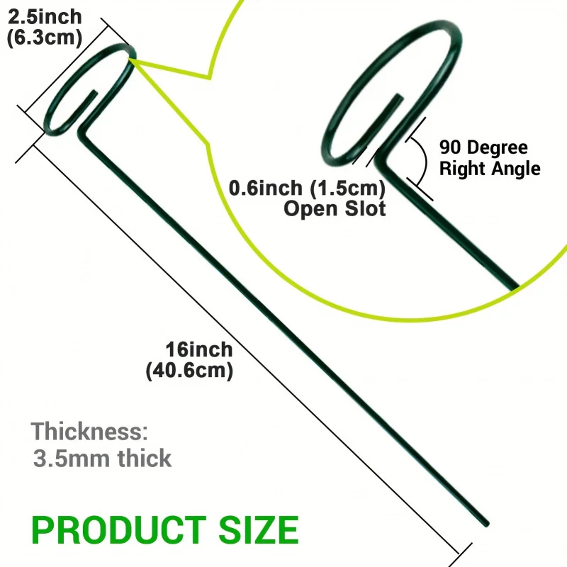 Metal Plant Support Fixator 4-10cm Personalized Gardening Tools for Tomato Orchid Peony Rose Specialized Garden Supplies