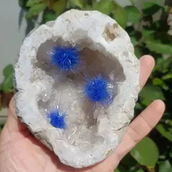 Natural Sphalerite and Symbiotic Blue Cluster, Quartz Crystal, Mineral, Cluster,Mineral, Reiki Healing Stone