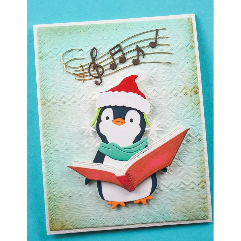 Musical Songbook Lantern Cutting Dies Scrapbook Diary Decoration Stencil Embossing Template DIY Greeting Card Handmade 2026 new