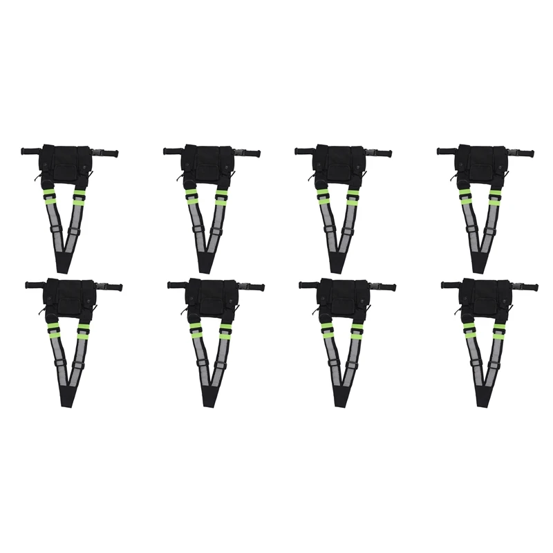 

2025 New-8X Radios Pocket Radio Chest Harness Chest Front Pack Pouch Holster Vest Rig Carry Case For 2 Way Radio Walkie Talkie