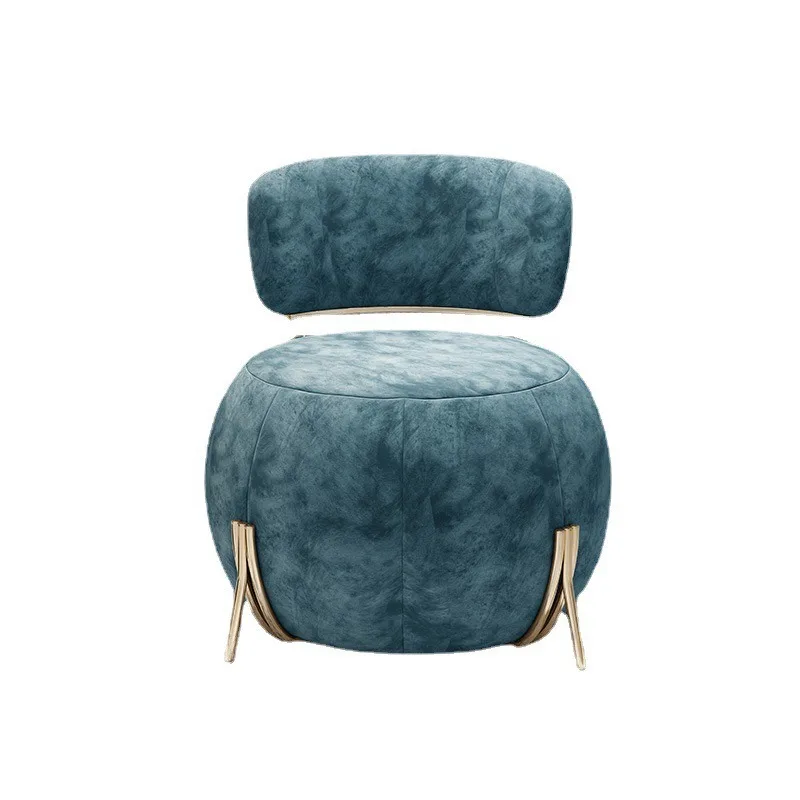 

Sofa chair velvet sofa single reception negotiation chair living room lazy sofa foot pier