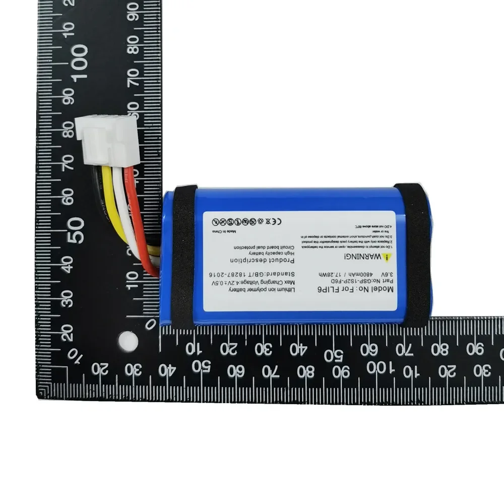 2025 Years High Quality 100% New Original Battery For JBL Flip 6 Flip6 4800mAh Bluetooth Speaker Battery Bateria Batteri