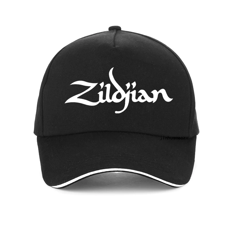 Zildjian Percussion Drums Cymbal Logo Mens Baseball Cap Cotton Printed Fashion Sun Hats Caps for Men and Women gorras