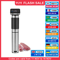 BioloMix 5th Generation Stainless Steel WiFi Sous Vide Cooker IPX7 Waterproof Thermal Immersion Circulator Smart APP Control