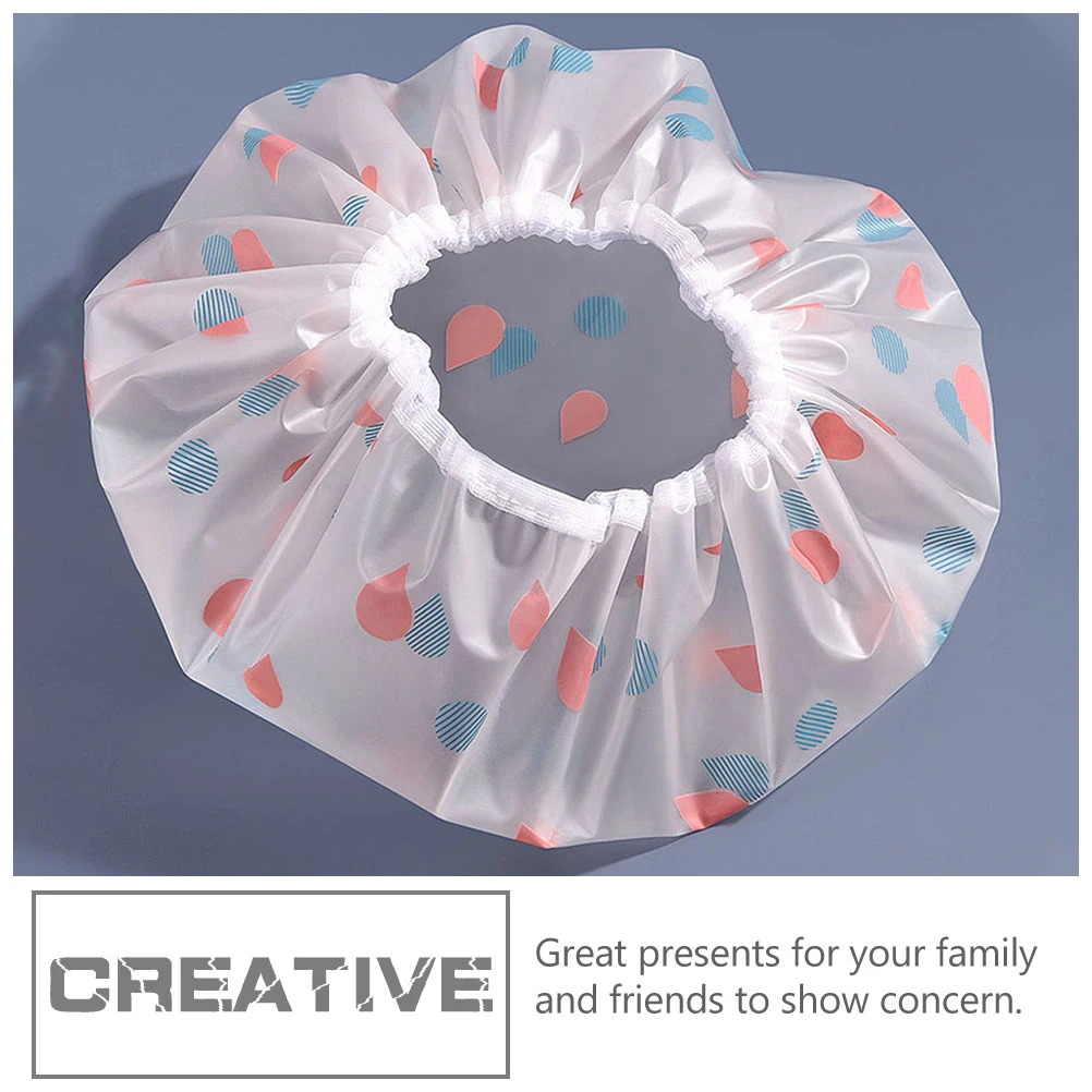 

Водонепроницаемая шапочка для душа, 2 шт., женские шапки и шапочки из ЭВА, чепчик для сна