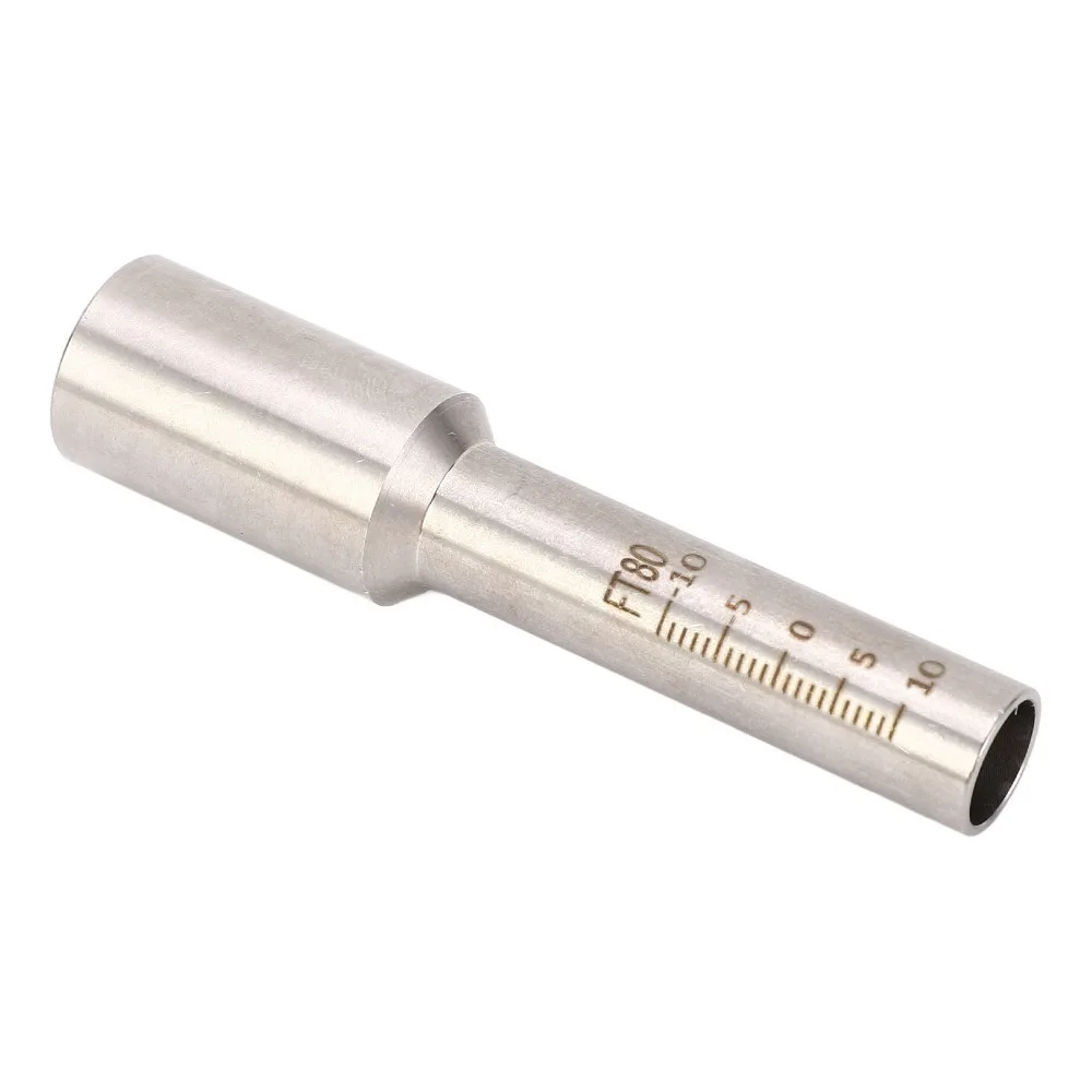 Laser Welded Laser Welding Scale Tube 80mm Length M16 Thread Metal Scale Tube FT80 Stainless Steel Graduated Tube