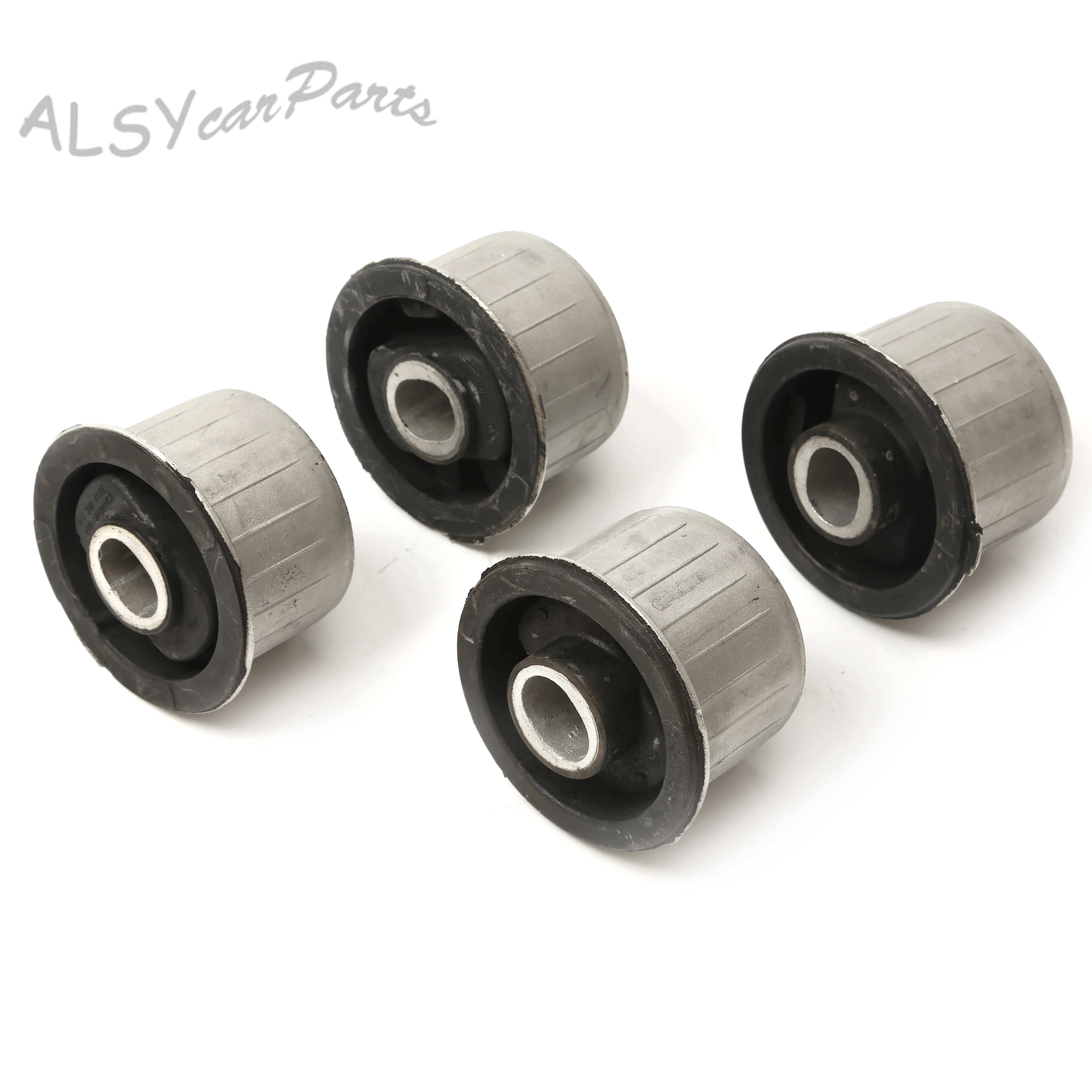 

Rubber-Metal Control Arm Bushings Set Front & Rear 4F0399415C 4F0399419E For Audi A6 C6 3.0 4.2 2004-2006 ALLROAD C5