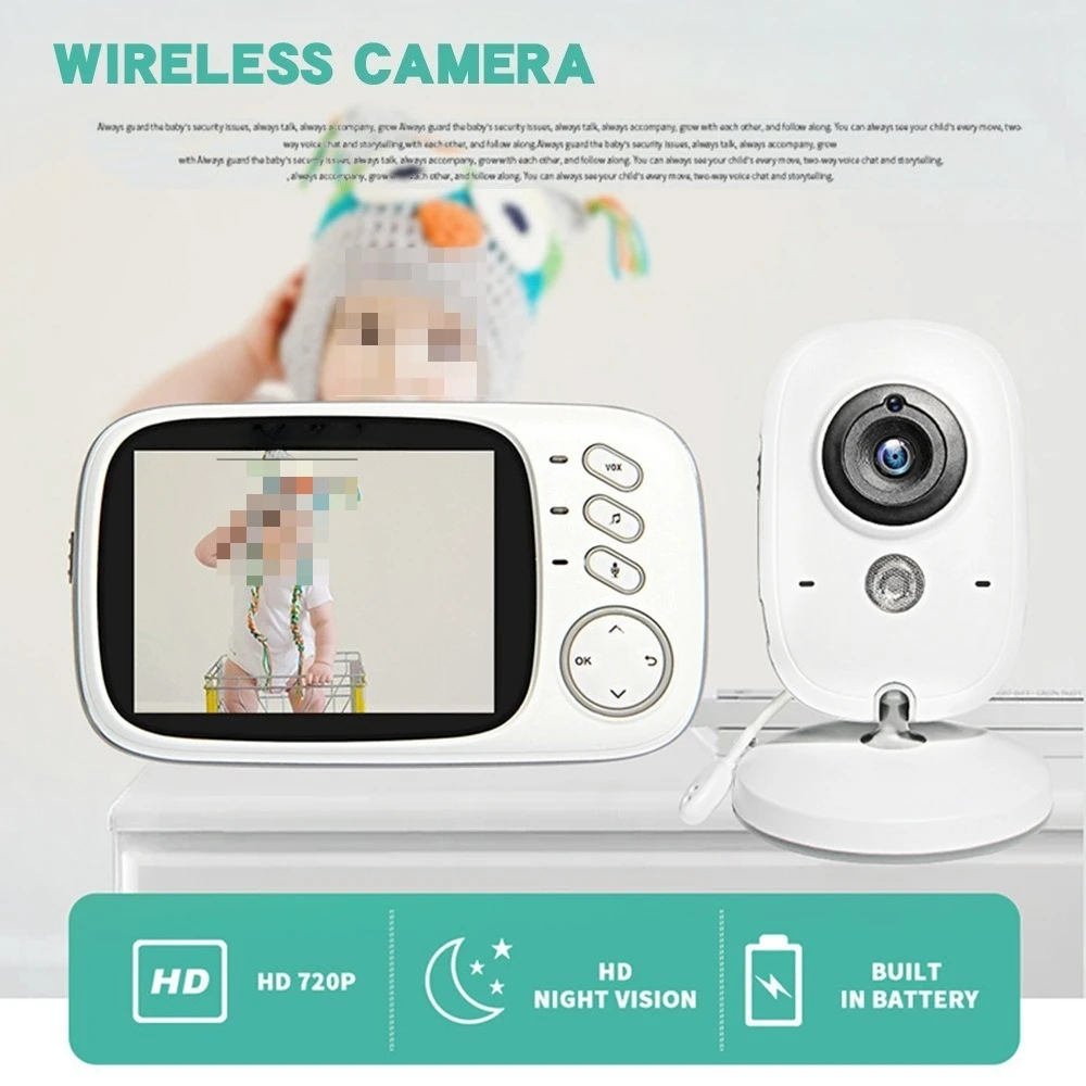 VB603 Monitor wireless Baby Care Monitor Telecamera Multilingue ad alta definizione