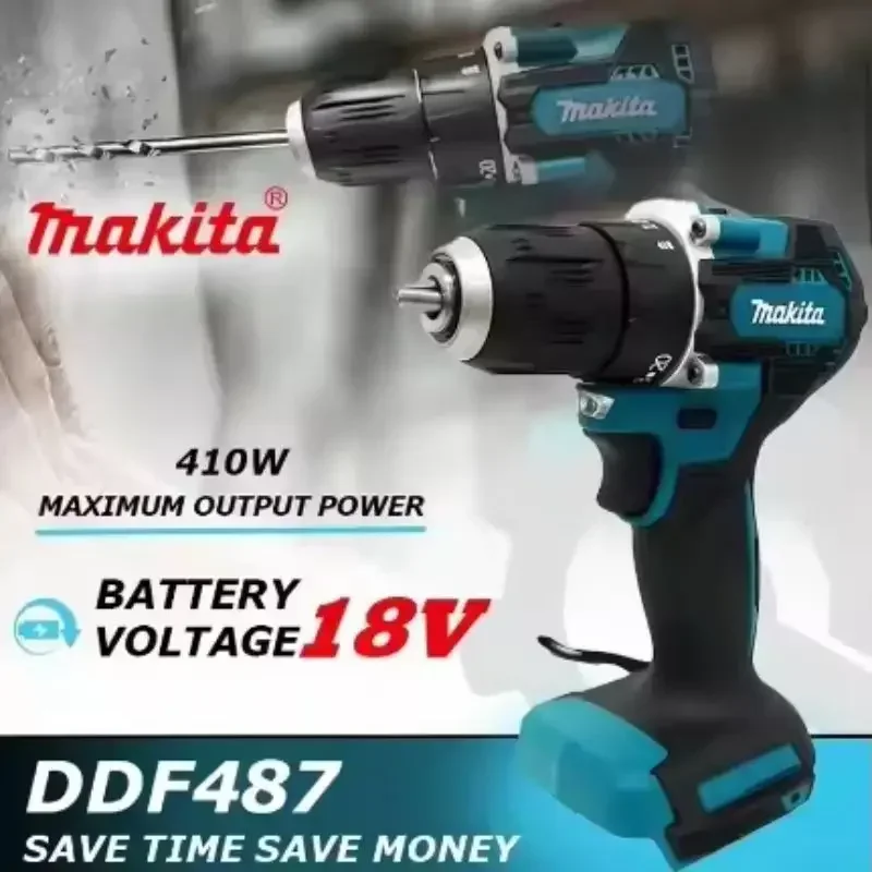 Makita Drill Ddf484 - Makita DDF487 10mm Akülü Matkap Orijinal