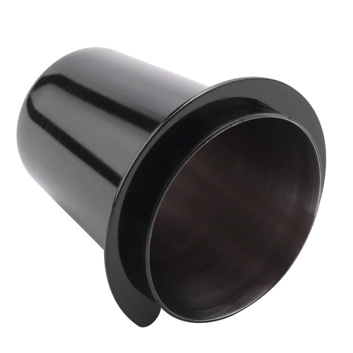 Molinillo Ek43, cuenco para polvo para WPM Huijia Niche, receptor de café en polvo, mango para máquina de café, taza para polvo negra