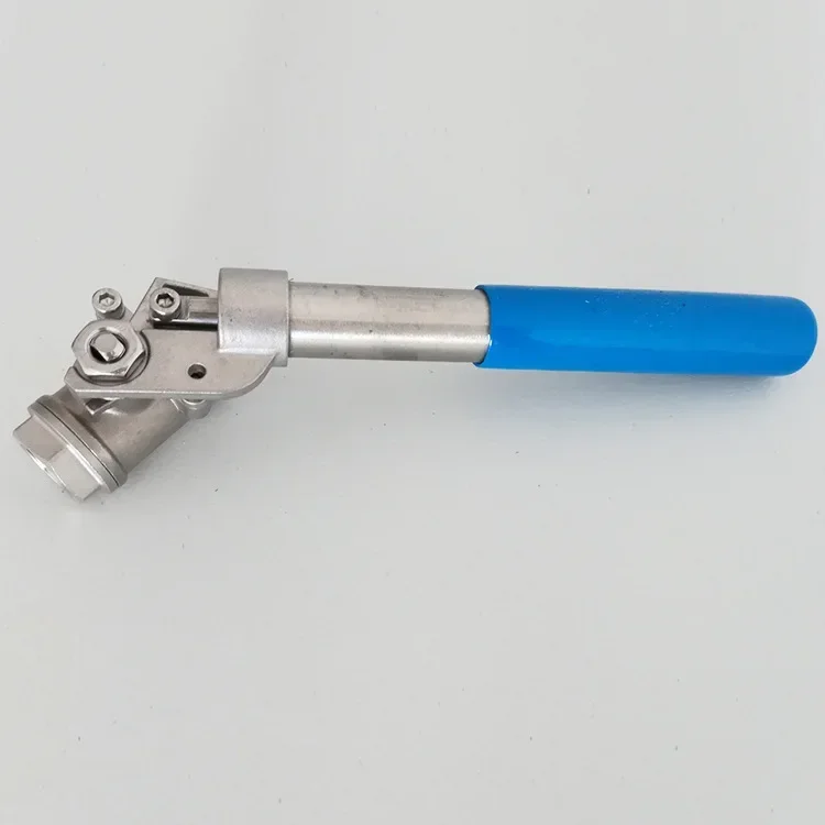 1'' Stainless Steel Ball Valve Full Bore Direct Mount Spring Return Handle Valve