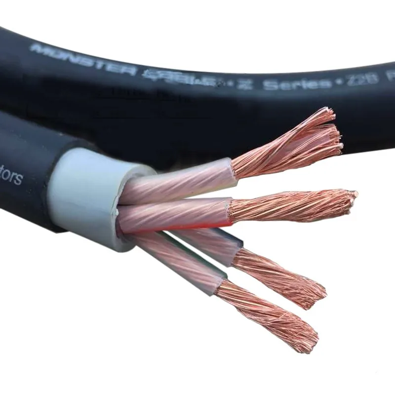 Monster M2.4S Монокристаллическая медь 5-квадратный HIFI аудиофильский акустический кабель AV-усилитель Аудио соединительный кабель Массовый кабель