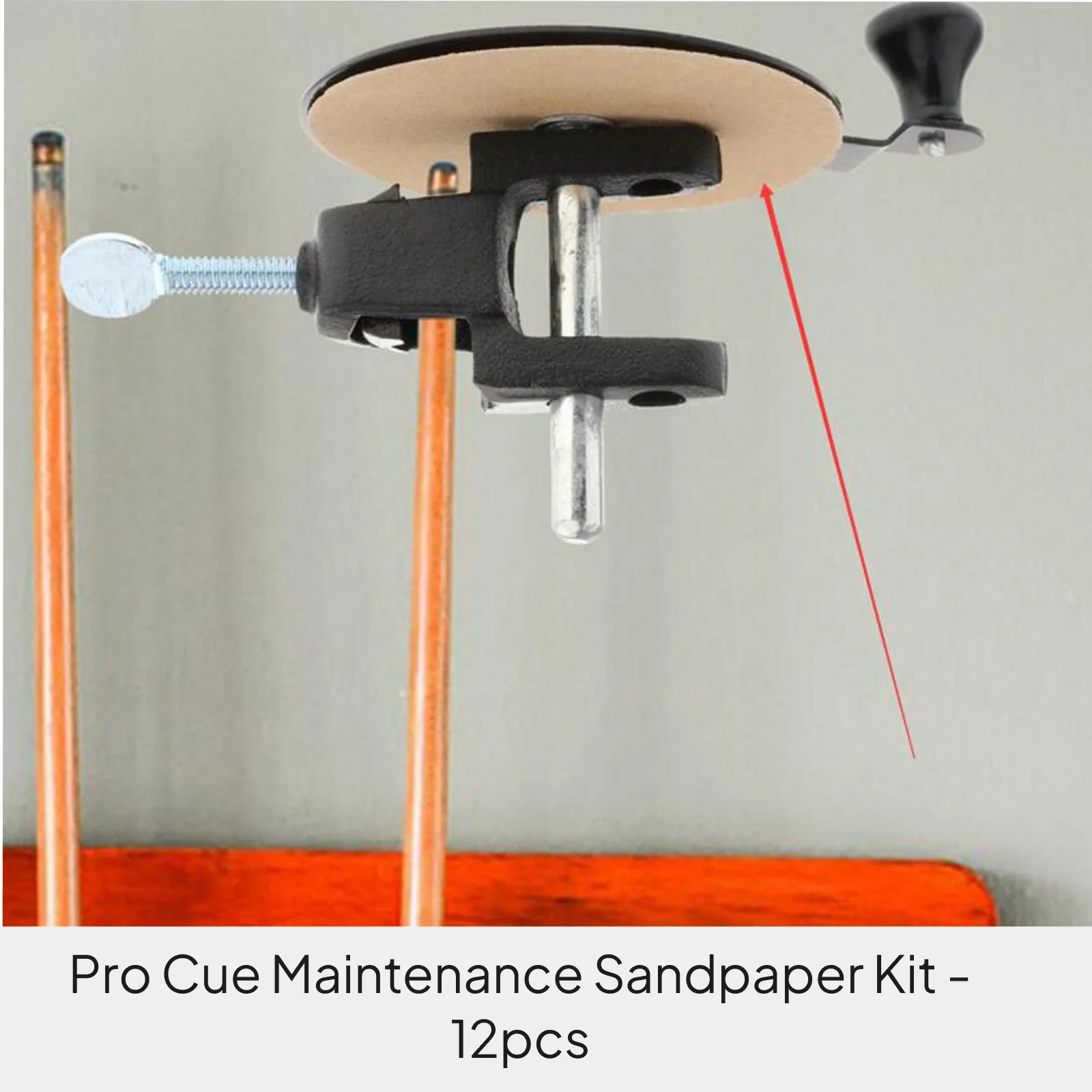 Pool Cue Tip Sander Sand Paper Durable Pads Billiard Rod Polishing Paper Essential Accessories for Cue Stick Fix
