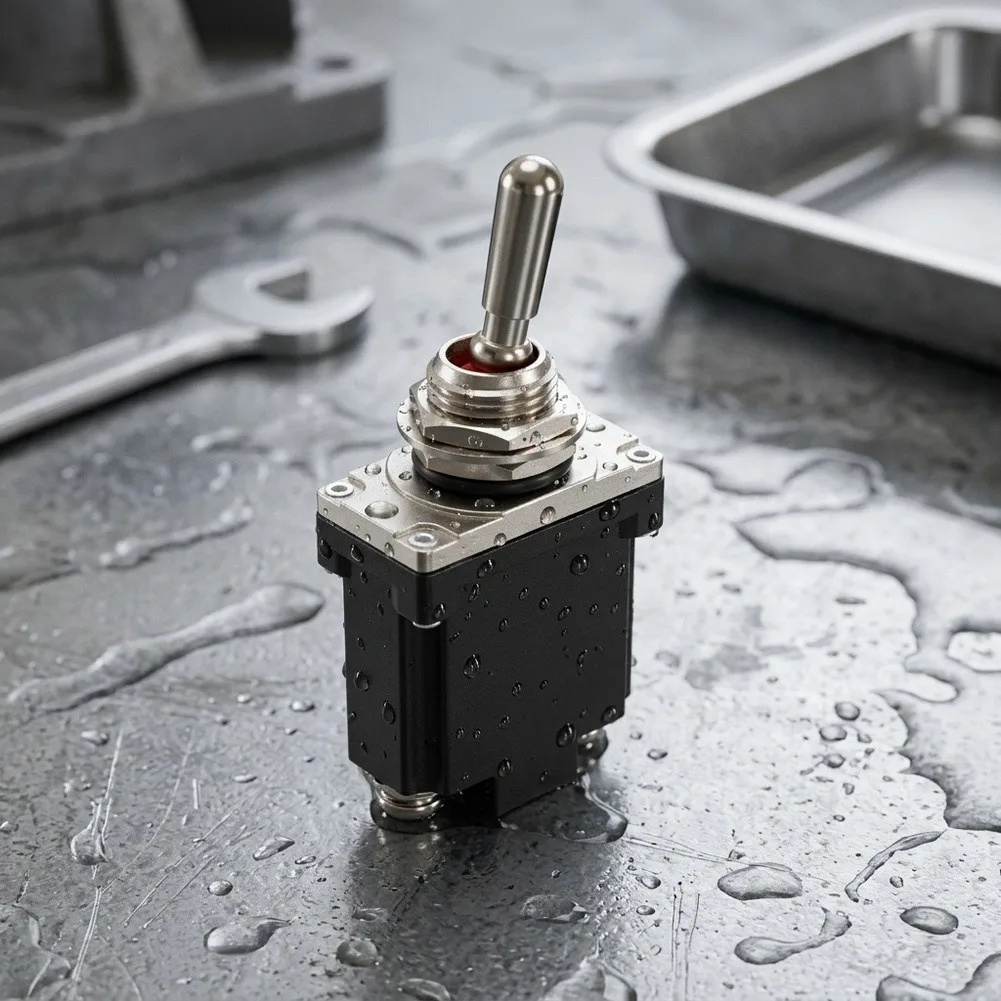 1pc Waterproof For Toggle Switch 15A Metal Lever Screw Terminals Connection For Industrial Use Easy Installation