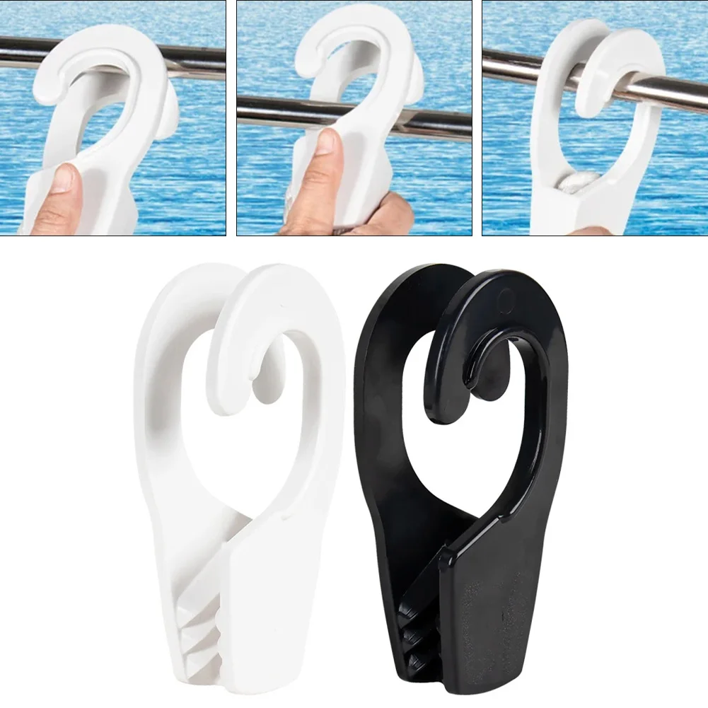 Marine Accessories Fender Hanger Sailing Black Secured Tightening Versatile Sizing Easy Installation Effortless Removal