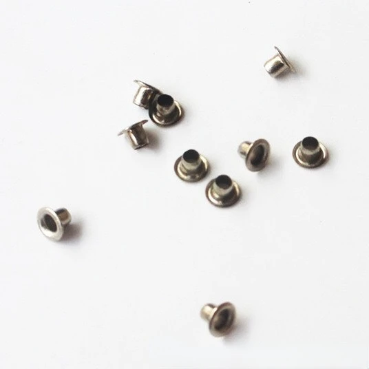 100PCS 1.5/2/2.5mm Mini Metal Eyelet Buttons DIY Handmade BJD Doll Belt Buckle for Bag Shoes Clothes Sewing Accessory