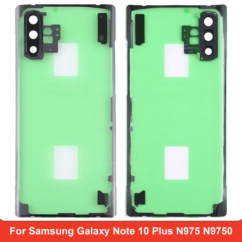 Transparent Battery Back Cover for Samsung Galaxy Note 10 Plus N975 N9750 back cover for Note 10 + Repair Replacement Part