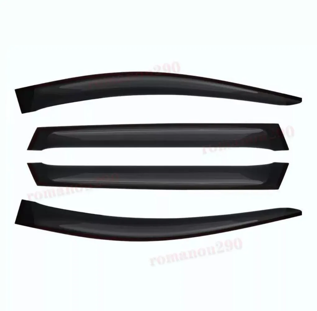 ABS Smoke Black Window Visor Sun Rain Guard Vent Shade 4pcs For BMW X5 2008-2013