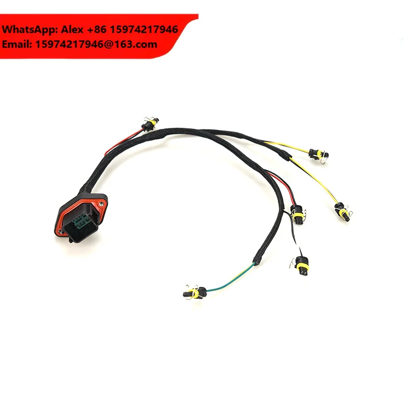 E330C E330D E336D C9 Engine Wiring Harness Parts, Excavator Injector Wire Harness For CAT 419-0841 215-3249