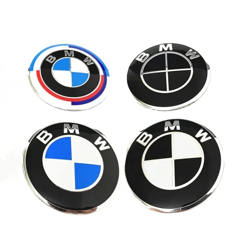 4pcs 70mm 65mm 60mm 56mm Wheel Center Sticker Emblem Rim Caps Hub Cover Logo Badge Decal For E60 E61 F90 F07 F10 F11 F18 G30 G31