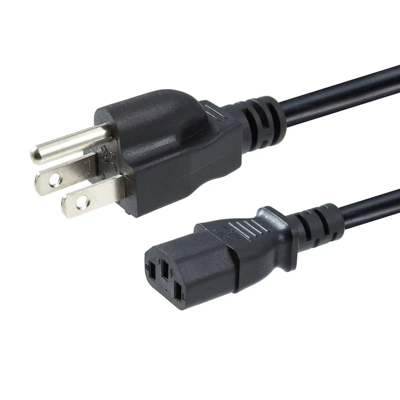 Stage lights Power Supply Cord 3Pin AC Plug Black 3*0.75MM² 1.2M Power Connect Cable DMX512 stage light LED light Event Show