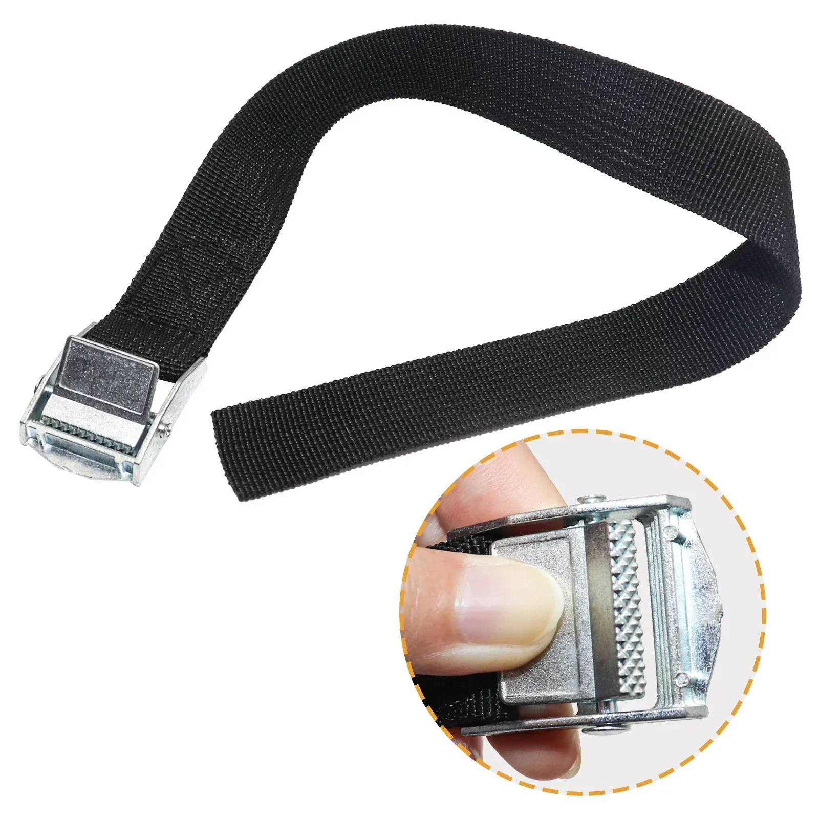 10pcs Bicycle Strap Zinc Alloy Press Buckle Straps Fastening Strap Bike Rack SUV Surfboard Harness Cycling Accessories