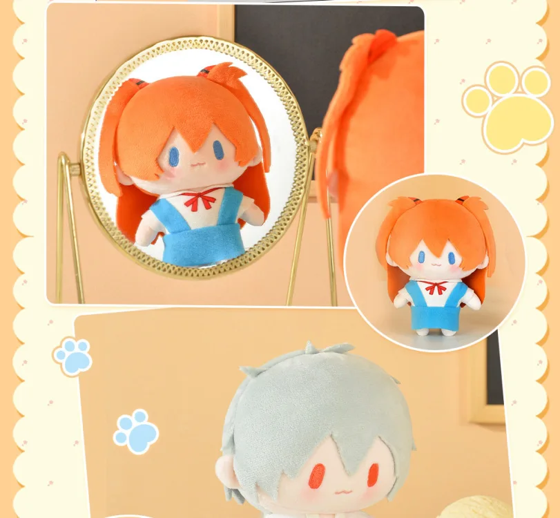 EVANGELION Kawaii Plüschpuppen NEON GENESIS EVANGELION Anime-Merchandise Kaworu Nagisa Shinji Ikari Cartoon Plüschtiere Weiche Kuscheltiere – Detail 6