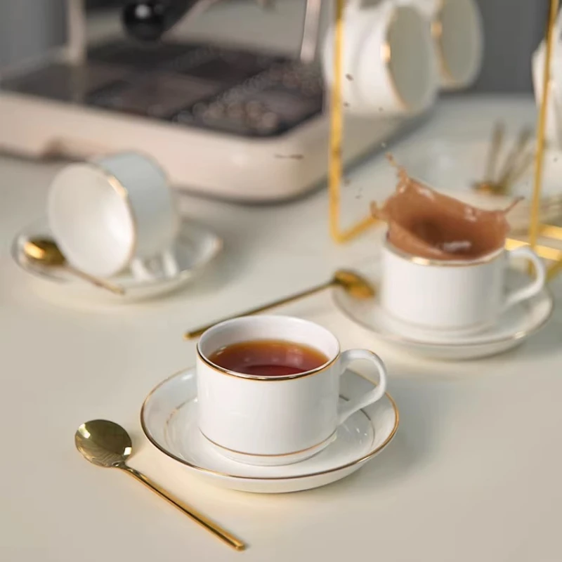 Gadgets Coffee Cup Set Accessories Ceramic Portable Vintage Coffee Cup Set Outdoor Dosing Cup Cantinho Do Cafe Coffee Tools