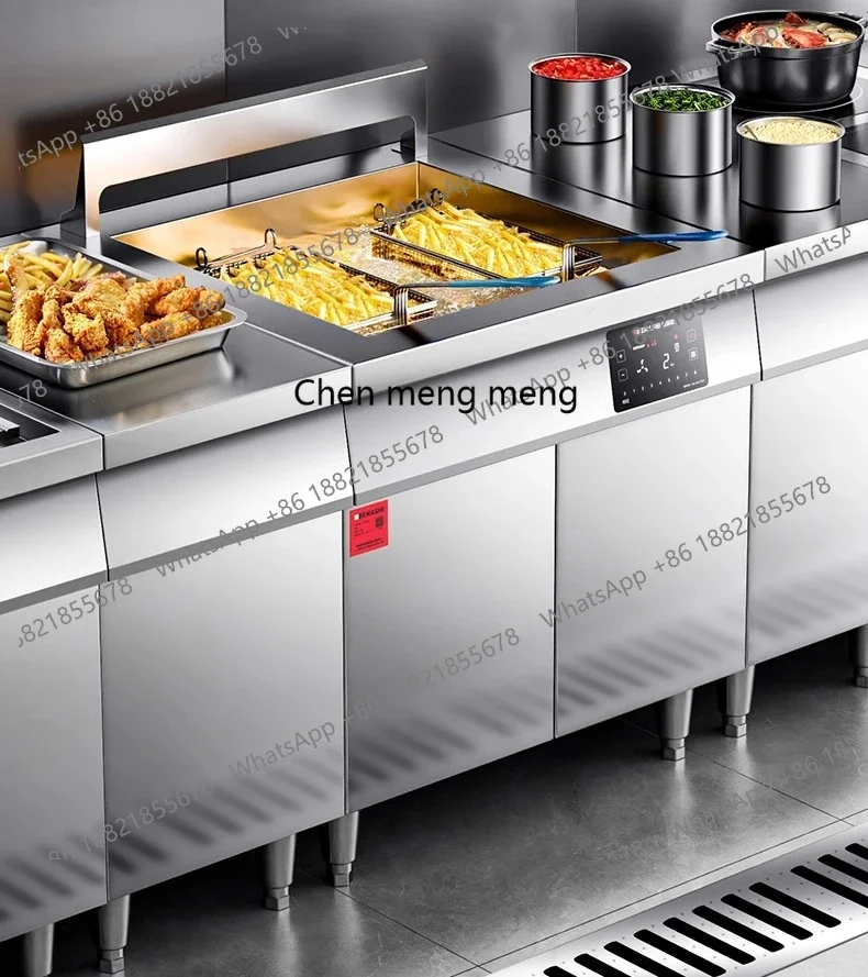 DMS-DZL-15X2 Vertical Electric Fryer Commercial Large Temperature Controlled Fryer Double Cylinder Special for Fryer