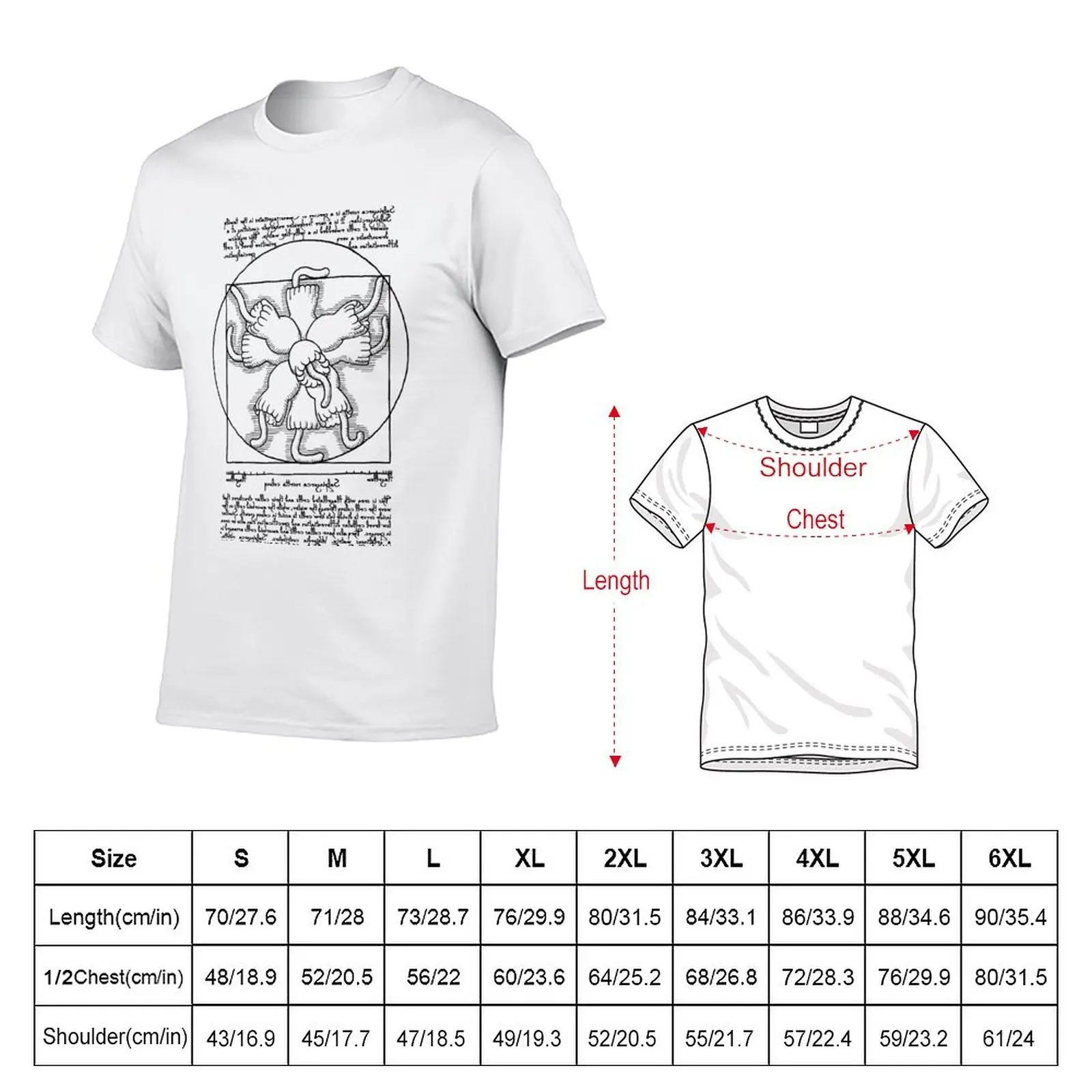 New Vitruvian Choanoflagellate Colony - Choanoflagellate Rosette T-Shirt summer clothes custom t shirt t shirts for men graphic