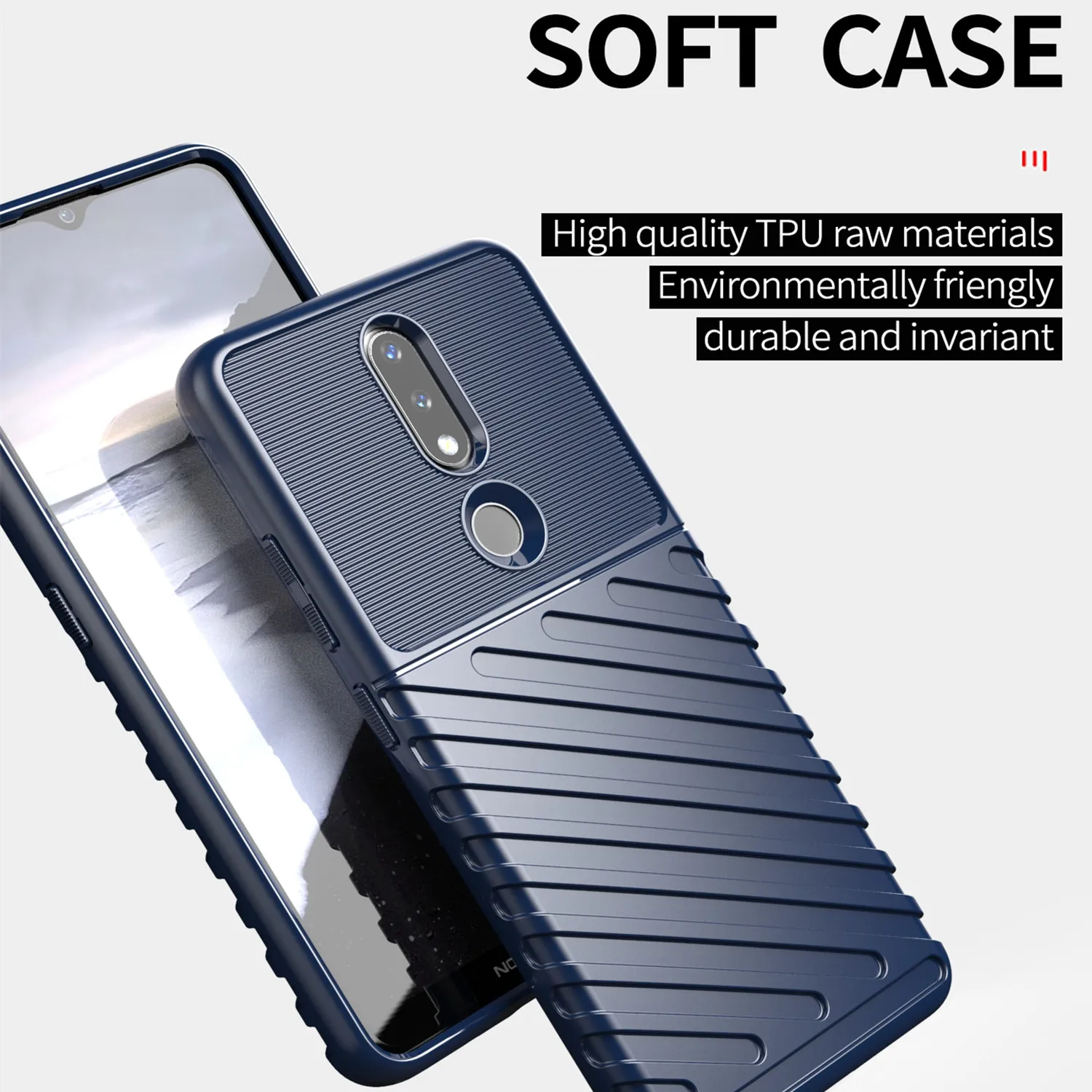 For Nokia 2.4 nokia2.4 Soft Silicone Case Fashion Thunder Back Cover for nokia 2.4 Luxury Mobile Shell Coque Fundas