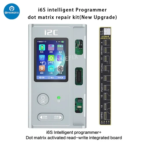 New I2C 35 In 1 Face-14 Dot Matrix Programmer for IPhone X to 14PM Lattice IC Read Write Repair Face ID Dot Flex Cable Replace